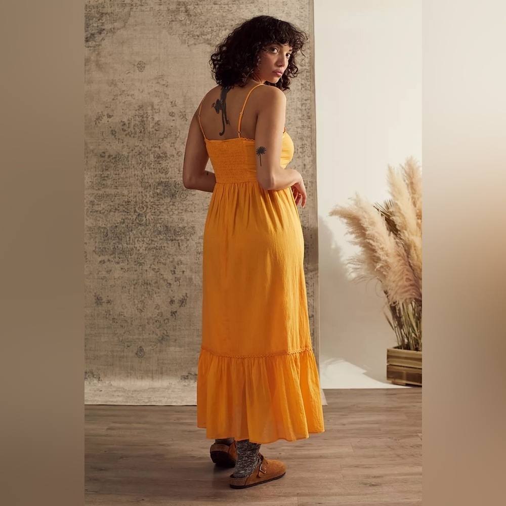 NWOT UO Delilah Midi Vestido de Sol - Picture 2 of 6